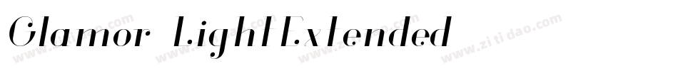 Glamor-LightExtended字体转换