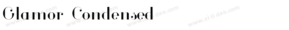Glamor-Condensed字体转换