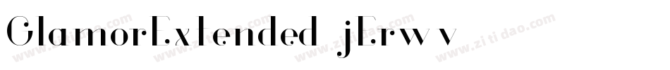 GlamorExtended-jErwv字体转换