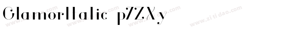 GlamorItalic-p7ZXy字体转换