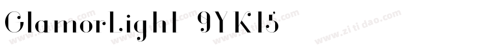 GlamorLight-9YKl5字体转换