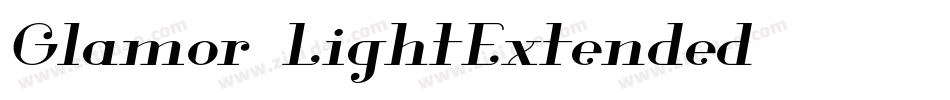 Glamor-LightExtended字体转换