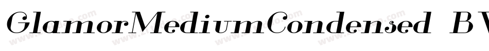 GlamorMediumCondensed-BW0KV字体转换