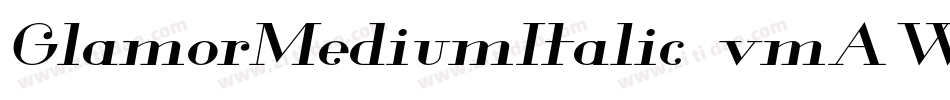 GlamorMediumItalic-vmAWM字体转换