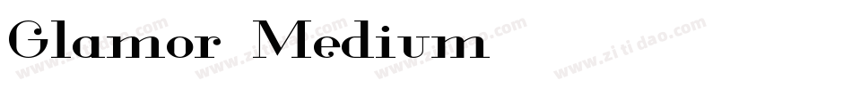 Glamor-Medium字体转换