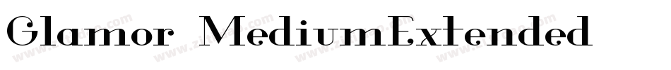 Glamor-MediumExtended字体转换