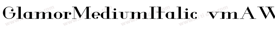 GlamorMediumItalic-vmAWM字体转换