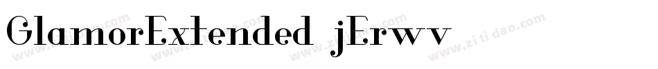 GlamorExtended-jErwv字体转换