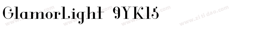 GlamorLight-9YKl5字体转换
