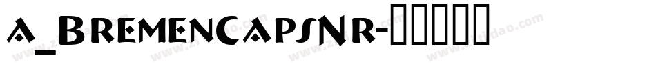 a_BremenCapsNr字体转换