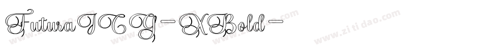 FuturaICG-XBold字体转换