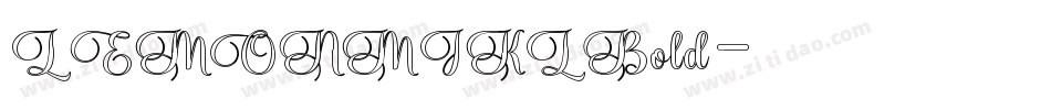 LEMONMIKLBold字体转换