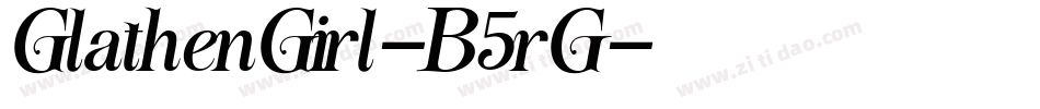 GlathenGirl-B5rG字体转换