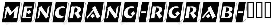 Mencrang-rgrAB字体转换