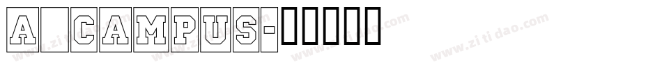 a_Campus字体转换