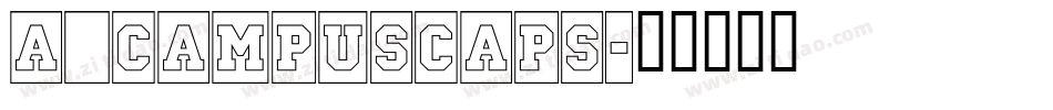 a_CampusCaps字体转换