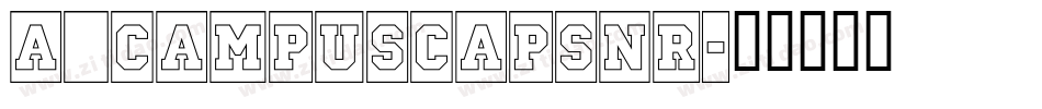 a_CampusCapsNr字体转换