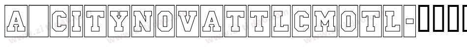 a_CityNovaTtlCmOtl字体转换