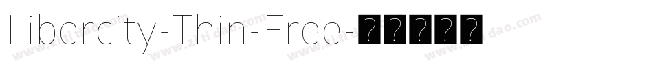 Libercity-Thin-Free字体转换