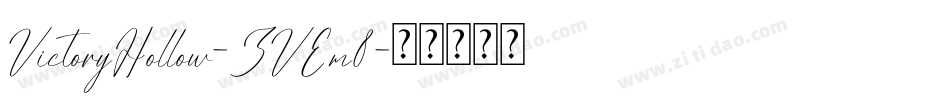 VictoryHollow-ZVEm8字体转换