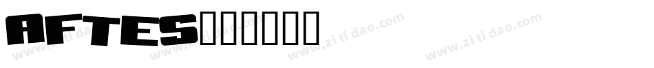 AFTES字体转换
