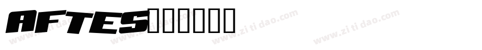 AFTES字体转换