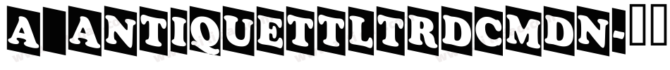 a_AntiqueTtlTrdCmDn字体转换