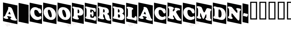 a_CooperBlackCmDn字体转换