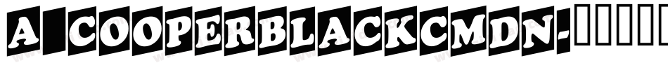 a_CooperBlackCmDn字体转换
