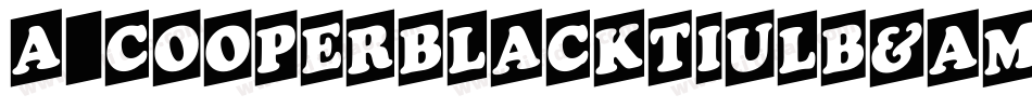a_CooperBlackTiulB&W字体转换