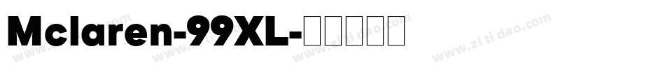 Mclaren-99XL字体转换