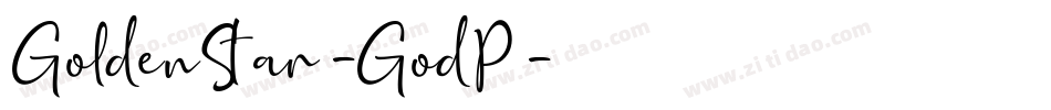 GoldenStar-GodP字体转换 GoldenStar-GodP字体转换