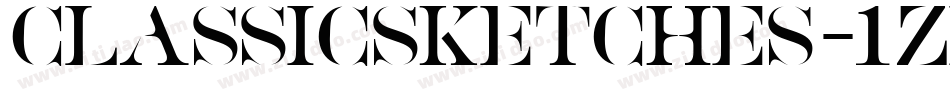 Classicsketches-1ZeL字体转换 Classicsketches-1ZeL字体转换