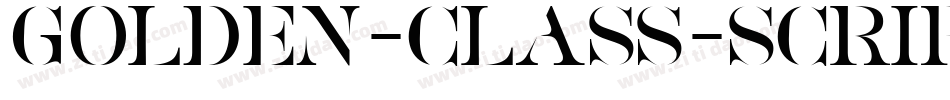 Golden-Class-Script-2字体转换