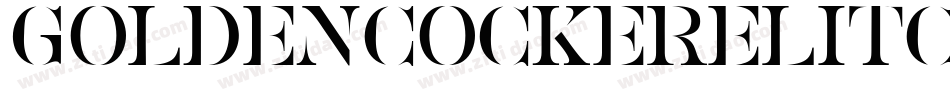 GoldenCockerelITCStd字体转换