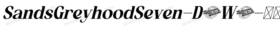 SandsGreyhoodSeven-D4W0字体转换