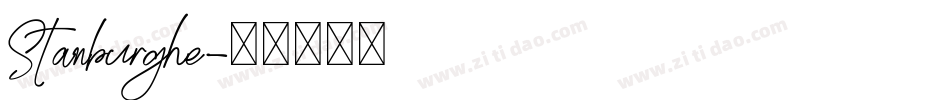 Stanburghe字体转换
