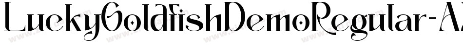 LuckyGoldfishDemoRegular-AXJp字体转换