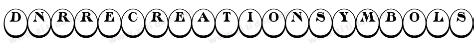 DnrRecreationSymbols-DOA3字体转换