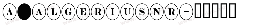 a_AlgeriusNr字体转换