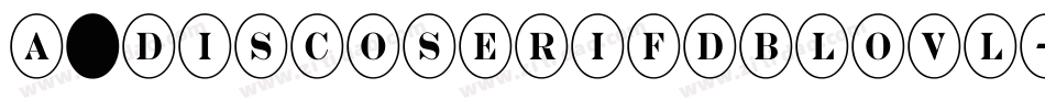 a_DiscoSerifDblOvl字体转换