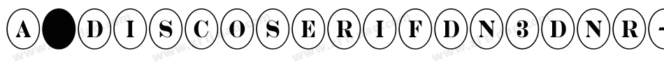 a_DiscoSerifDn3DNr字体转换