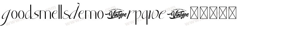 GoodSmellsDemo-RpqWE字体转换