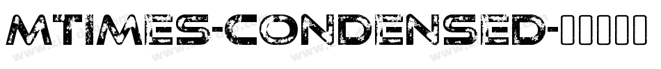 MTimes-Condensed字体转换