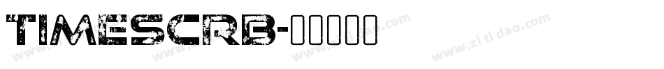 TIMESCRB字体转换
