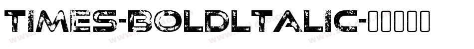 times-boldltalic字体转换