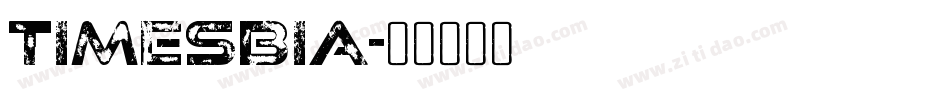timesbia字体转换
