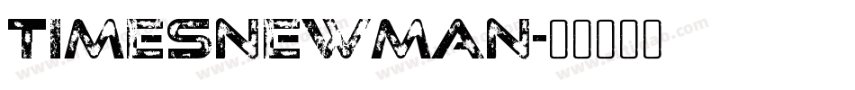 timesnewman字体转换