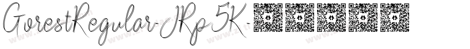 GorestRegular-JRp5K字体转换
