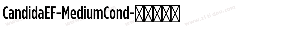 CandidaEF-MediumCond字体转换 CandidaEF-MediumCond字体转换